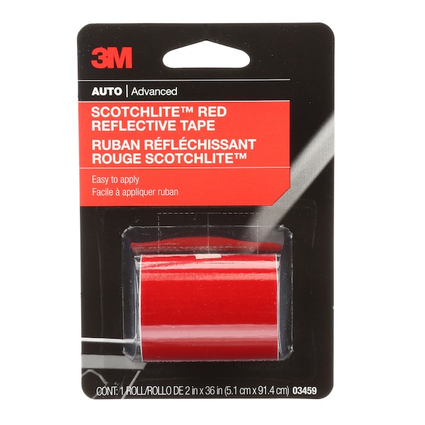 Cinta reflectante Scotchlite 3M, 03459, 2"x3, paquete de 24 - 03459