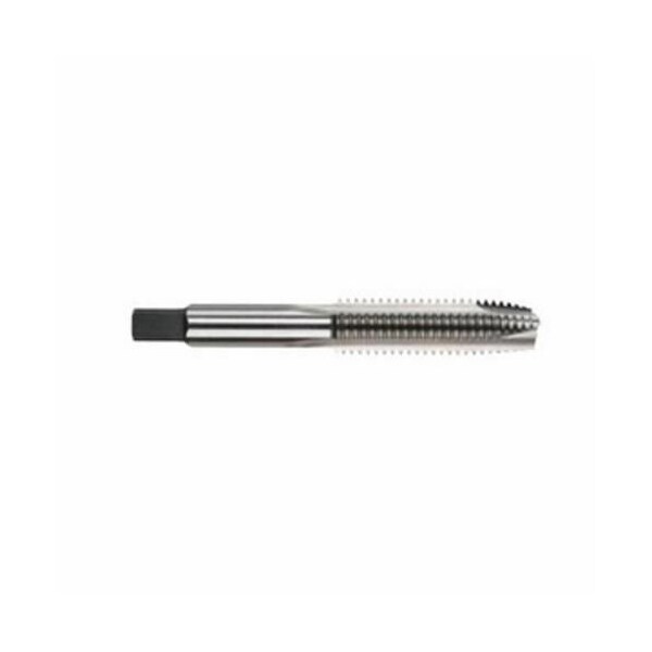 Morse Spiral Point Tap, Series 7501, Metric, Ground, M8x125, Plug Chamfer, 2 Flutes, HSS, Bright, 118 - 38509