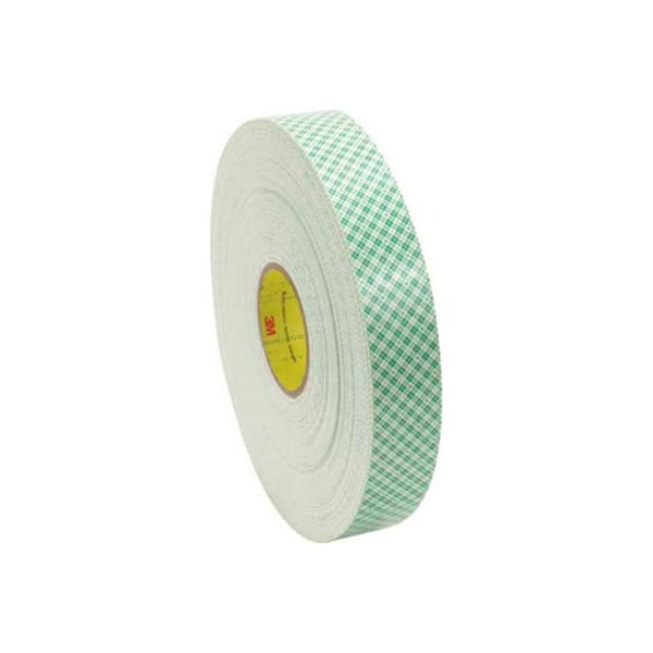 Cinta de espuma de doble cara 3M„¢ 4016 de 1" x 5 yardas, 1/16" de espesor, color natural - T9554016R