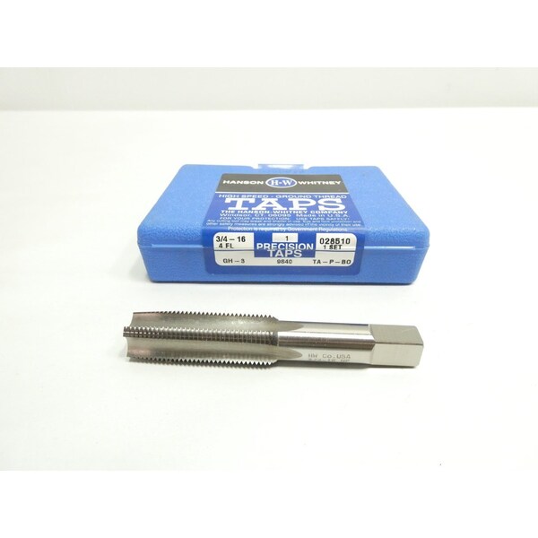 Hanson Whitney SET OF 3 GH-3 3/4IN PIPE BOLT TAP - 028510