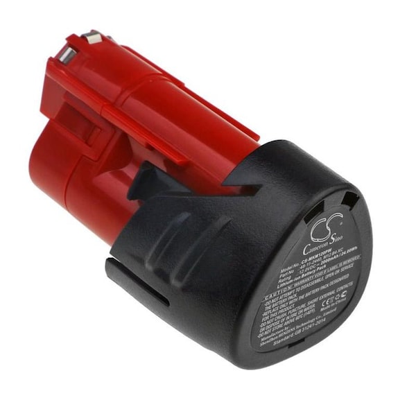 Bsc Preferred Milwaukee HZ-0 C12 HZ-202C MT-0 C12 MT-202B C12 MT-402B 2000mAh Power Tool Repl. Battery - CS-MKM120PW