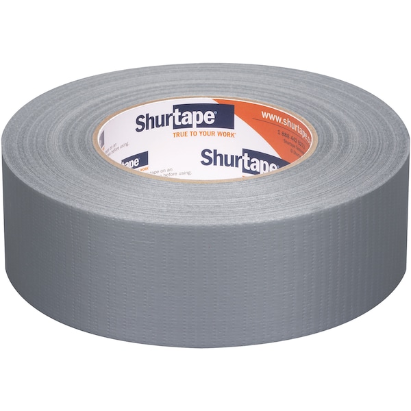 Cinta adhesiva para ductos Shurtape, 9 mil, plateada, paquete de 24 - PC 009 SIL-48mm x 55m-24 rollos/caja.