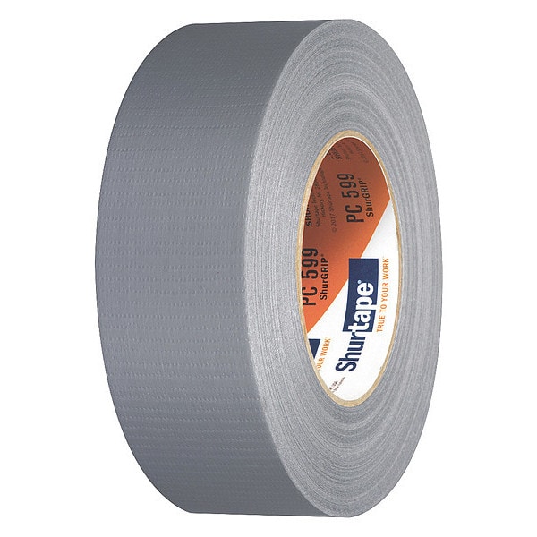 Cinta adhesiva para ductos Shurtape, 9 mil, plateada, paquete de 24 - PC 009 SIL-48mm x 55m-24 rollos/caja.