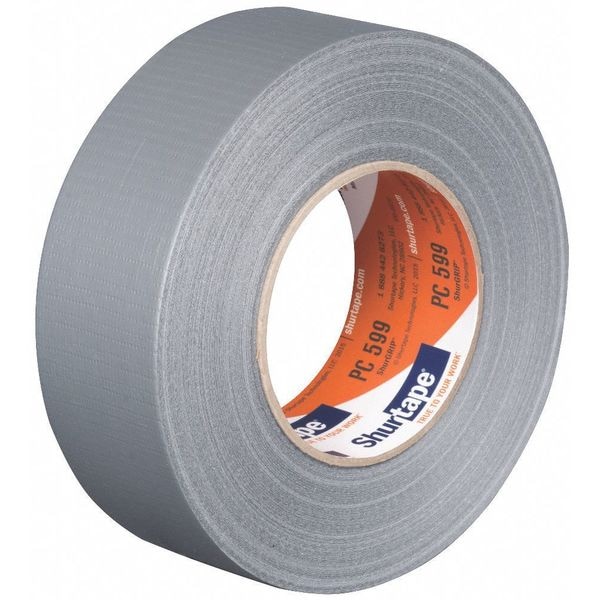 Cinta adhesiva para ductos Shurtape, 9 mil, plateada, paquete de 24 - PC 009 SIL-48mm x 55m-24 rollos/caja.