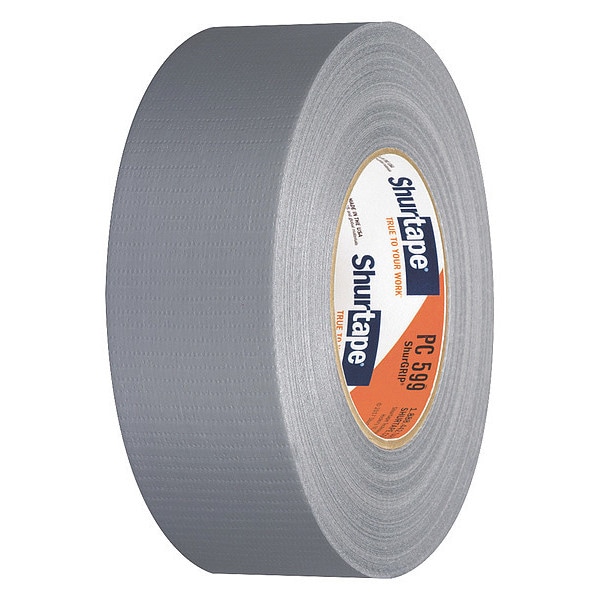 Cinta adhesiva para ductos Shurtape, 9 mil, plateada, paquete de 24 - PC 009 SIL-48mm x 55m-24 rollos/caja.