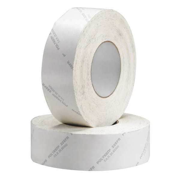 Cinta adhesiva retardante de fuego Polyken, blanco, 2 pulgadas W - 225FR-2