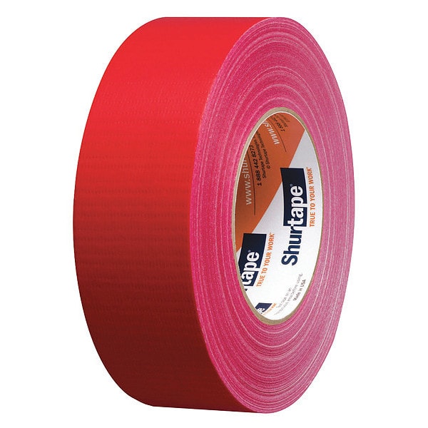 Cinta adhesiva de ducto Shurtape, 48mm x 55m, 9 mil, Rojo - PC 600
