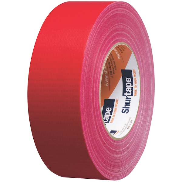 Cinta adhesiva de ducto Shurtape, 48mm x 55m, 9 mil, Rojo - PC 600