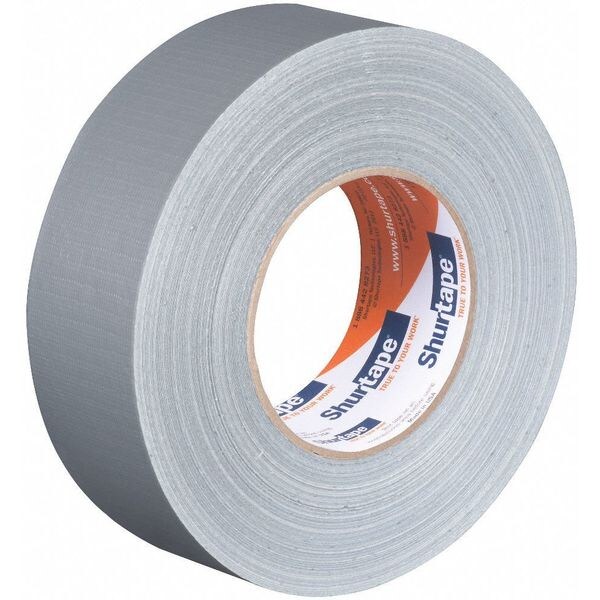 Cinta adhesiva para ductos Shurtape, 48mm x 55m, 10 mil, Plateada - PC 618 SIL-48mm x 55m-24 rollos/caja