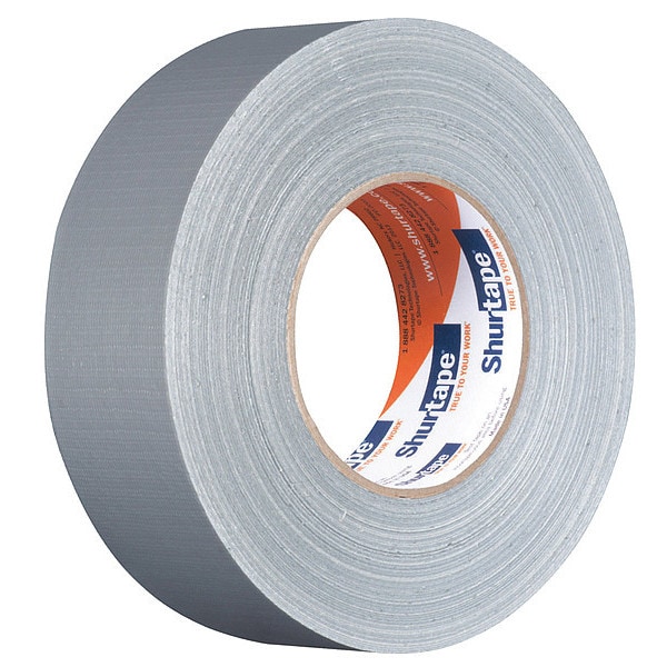 Cinta adhesiva para ductos Shurtape, 48mm x 55m, 10 mil, Plateada - PC 618 SIL-48mm x 55m-24 rollos/caja