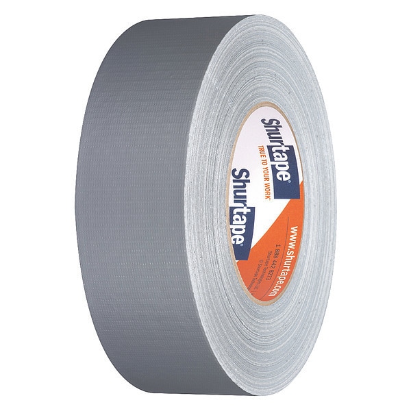Cinta adhesiva para ductos Shurtape, 48mm x 55m, 10 mil, Plateada - PC 618 SIL-48mm x 55m-24 rollos/caja