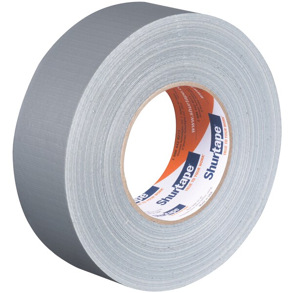 Cinta adhesiva para ductos Shurtape, 48mm x 55m, 10 mil, Plateada - PC 618 SIL-48mm x 55m-24 rollos/caja