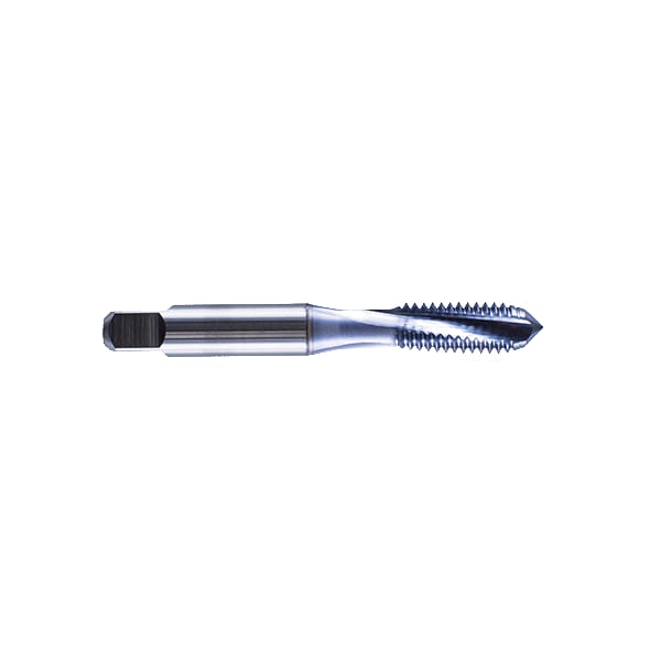 Regal Cutting Tools Spiral Flute Tap, M5-0.8, Modified Bottom, 3 Flutes, Titanium Carbo Nitride - 074662MS