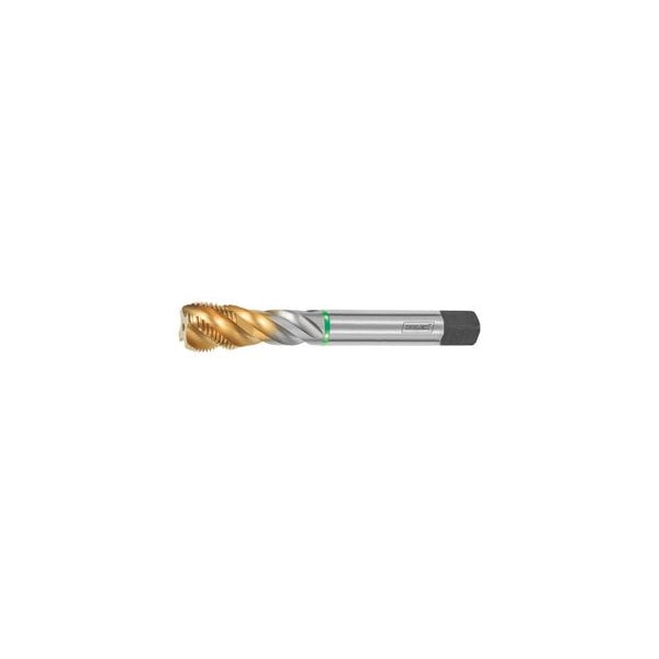 Holex HSS-E Blind Hole Machine Tap, 9/16-18 Tap Thread Size, TiN Coated - 138050 9/16-18