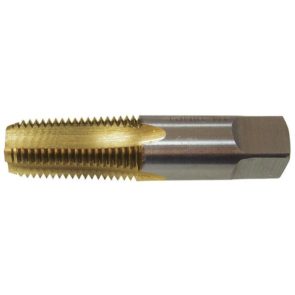 Westward Pipe Tap, 1/2"-14, Semi-Bottoming, 4 Flutes, NPT - 5TWY2