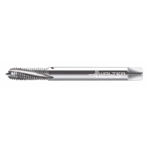 Walter Spiral Flute Tap, #8-32, Plug, UNJC, 3 Flutes, Uncoated - 224101-UNJC8