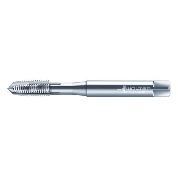 Walter Spiral Point Tap, #6-32, Taper, UNC, 3 Flutes, Uncoated - P22310-UNC6