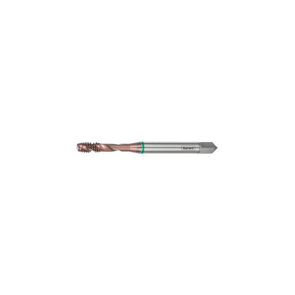 Garant HSS-E-PM Blind Hole Machine Tap, 6-32 Tap Thread Size, AlTix Coated - 137870 6-32