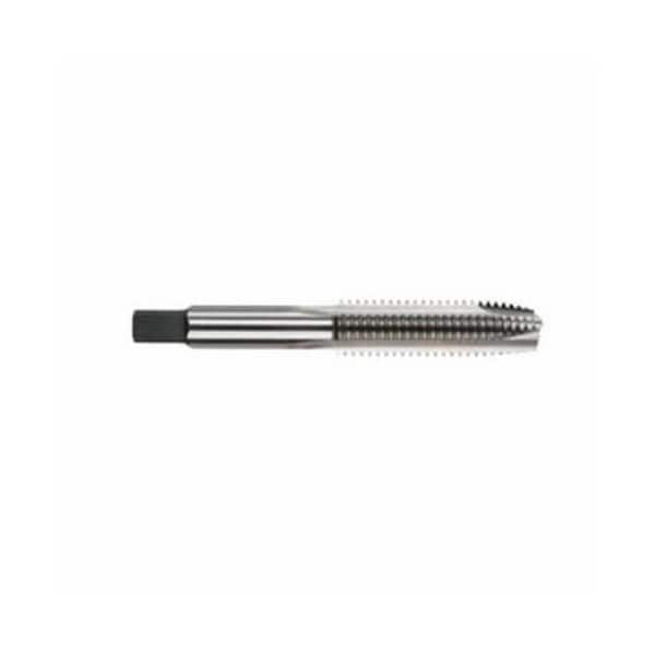 Morse Spiral Point Tap, Series 7501, Metric, Ground, M6x1, Plug Chamfer, 2 Flutes, HSS, Bright, 1 Thread - 38507