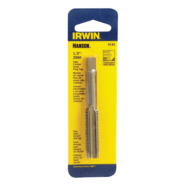 Irwin Irwin Hanson High Carbon Steel SAE Fraction Tap 1/2 in. 1 pc - 8145