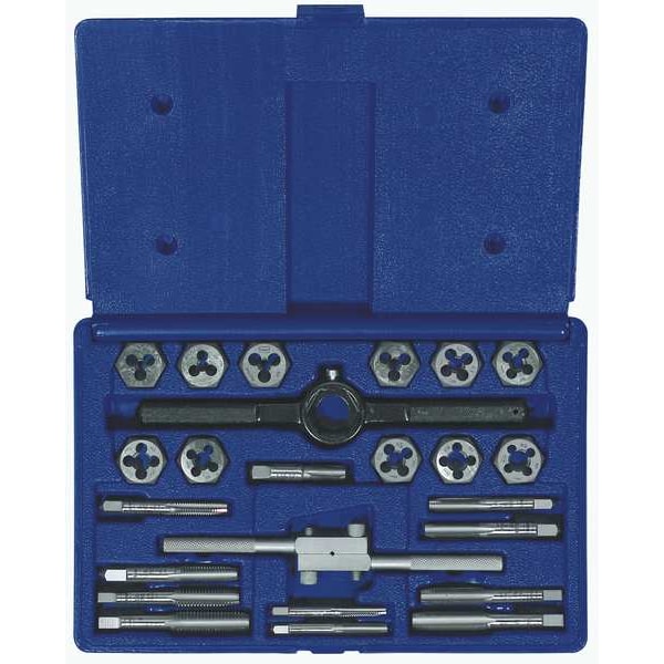 Irwin Tap and Die Set, 24 pc, High Carbon Steel - 24614