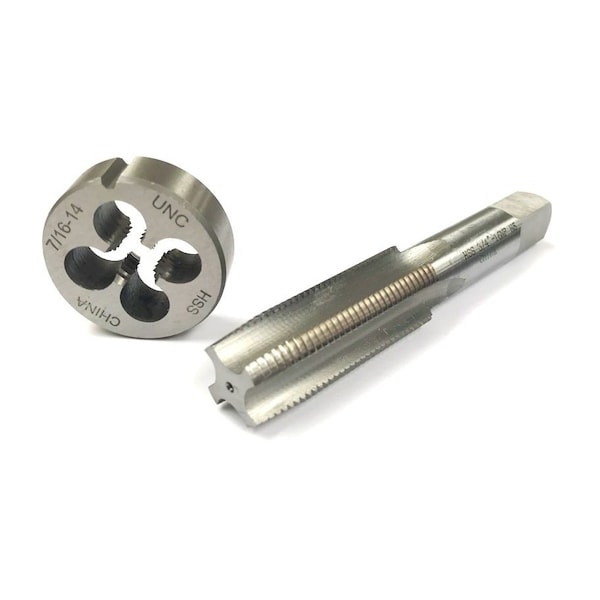 Hhip 110 Piece #4-3/4" & M6-18 High Speed Steel Tap & Die Set - 1011-0110