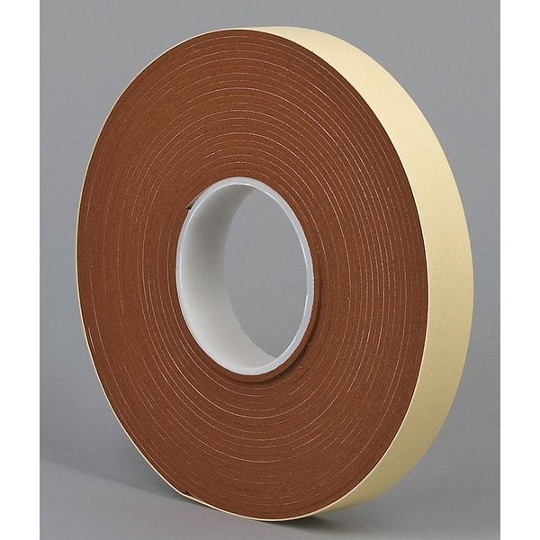 Cinta de hule de silicona Tapecase 0.5" x 10yd, naranja/beige, 1/8" de grosor - 15D302