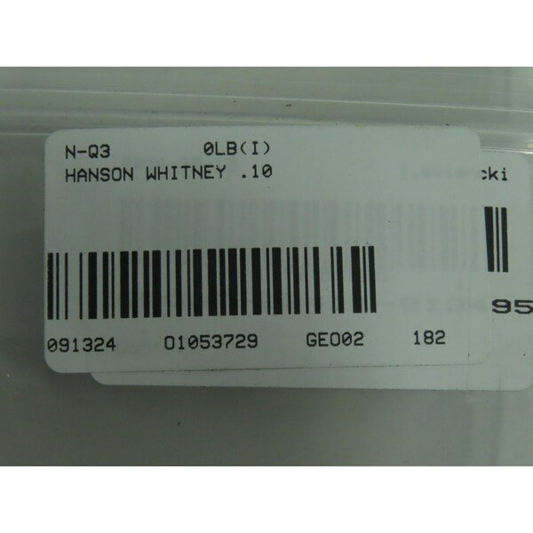 Hanson Whitney SET OF 3 8-32 4FL GH-3 OTHER TAP - 11710
