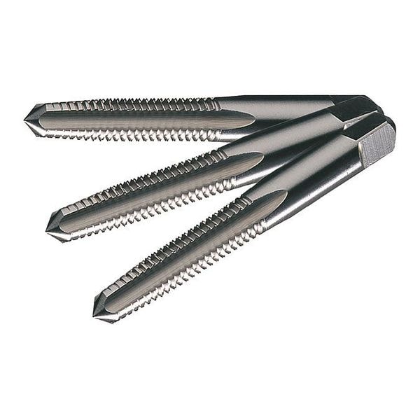 Cle-Line HSS Taper, Plug and Bottoming Straight Flute Hand Tap Set 0404 Cle-Line Bright 3-Flute GH2 #6-40UNF - C00330