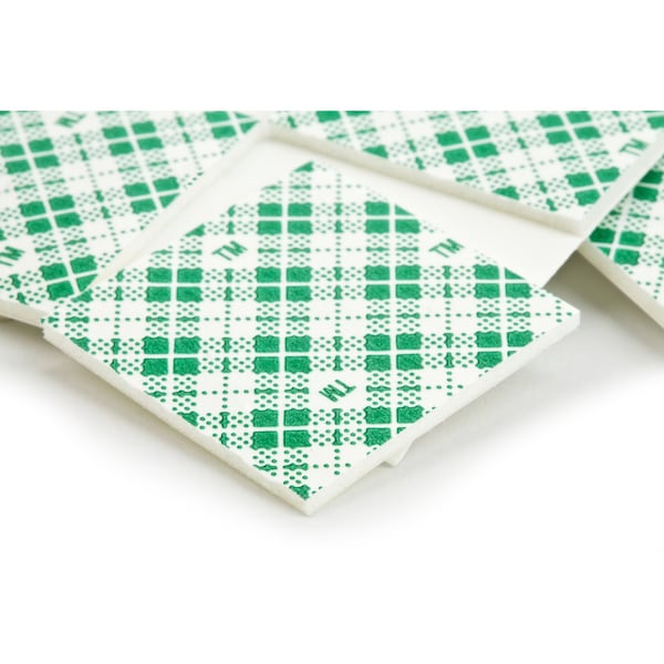 Cuadros de Montaje Blancos de Doble Cara Scotch de 1 pulgada de ancho X 1 pulgada de largo - 111P