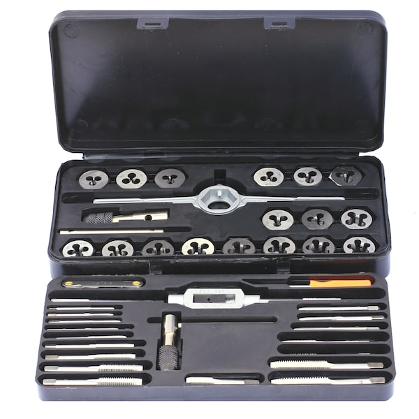 Drillco Metric Carbon Tap & Die Set 36pc - 2800C36