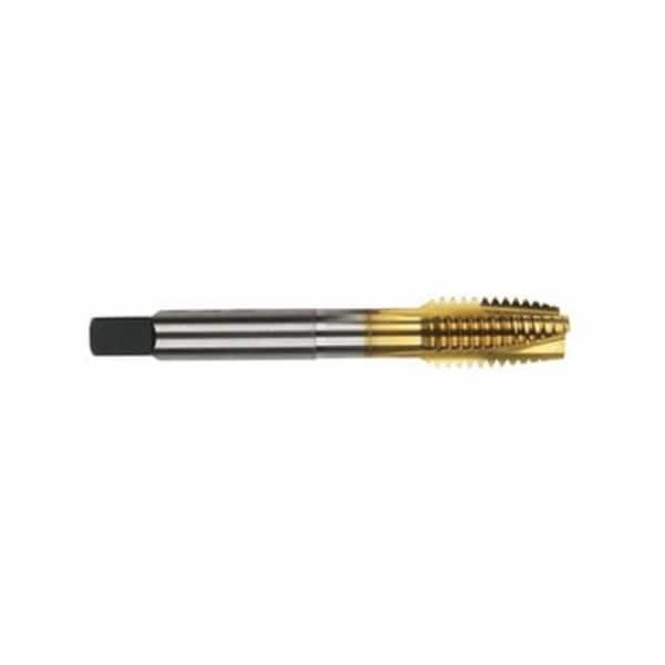 Sheartap Spiral Point Tap, Series 2090G, Imperial, 28, Plug Chamfer, 6 Flutes, HSS, TiN Coated, Right Hand - 94657