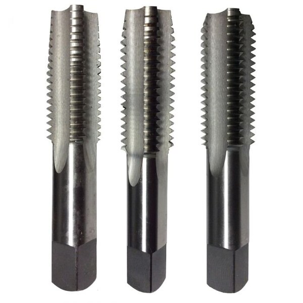 Tap America Hand Tap Set, Series TA, Imperial, 3824 Size, 4 Flutes, Right Hand Cutting Direction, Bottoming - T/A54600