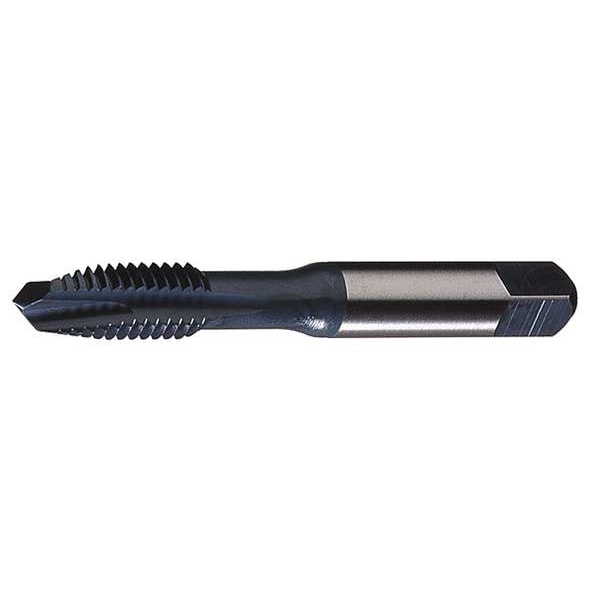 Greenfield Threading Spiral Point Tap, 3/8"-16, Plug, UNC, 3 Flutes, Steam Oxide - 330317