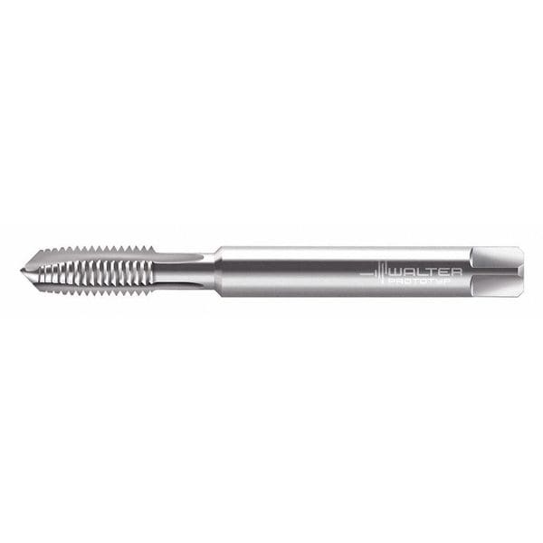 Walter Spiral Point Tap, 3/8"-16, Taper, UNC, 3 Flutes, Uncoated - 22207-UNC3/8