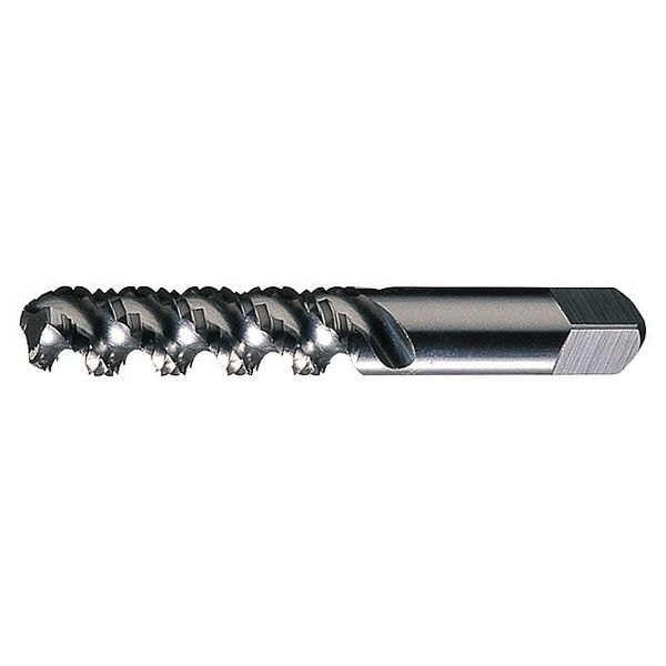 Greenfield Threading Spiral Flute Tap, #8-32, Bottoming, UNC, 3 Flutes, Bright - 367271