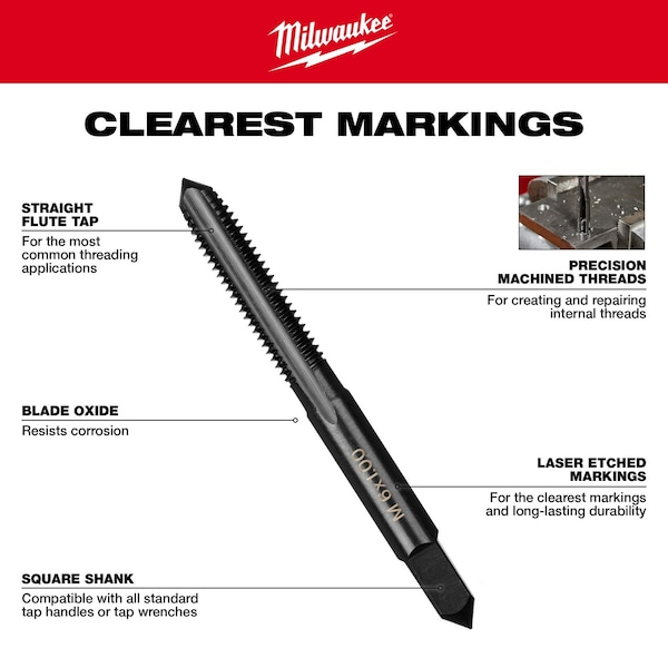 Milwaukee Tool 17PC Metric Tap and Die Set - 49-22-5601