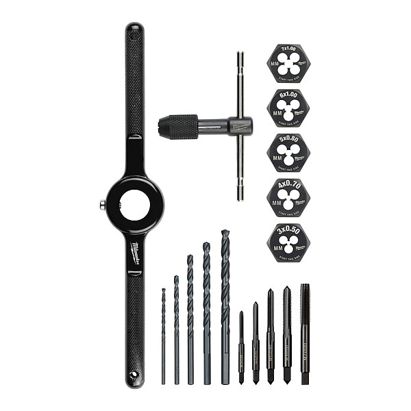 Milwaukee Tool 17PC Metric Tap and Die Set - 49-22-5601