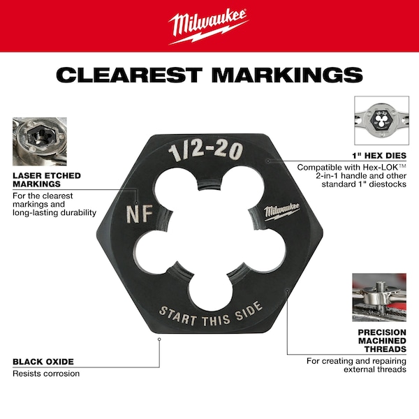 Milwaukee Tool 17PC Metric Tap and Die Set - 49-22-5601