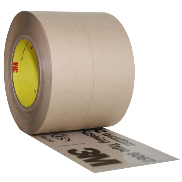 Cinta de sellado para todas las condiciones climáticas - 8067 Beige, 4"x75' con revestimiento de corte - 7000001346