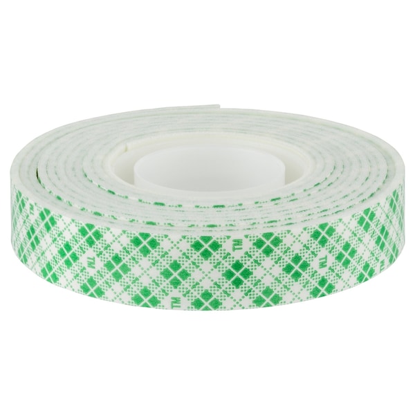 Montaje de cinta adhesiva de doble cara Scotch 3M de 1/2 pulgadas de ancho x 80 pulgadas de largo en color blanco - 110H.