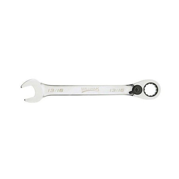 Llave combinada Williams, apertura de 3/8 de pulgada, longitud total de 6 1/4 pulgadas - JHW1212RC