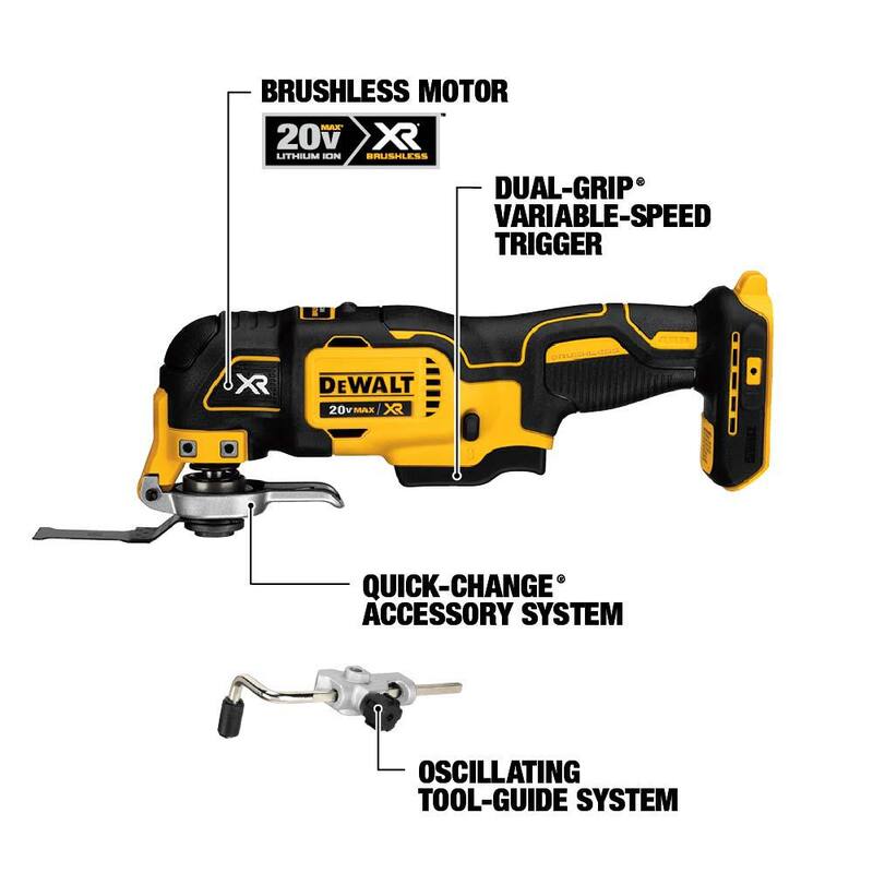 Kit Combo inalámbrico de 6 herramientas DEWALT 20V MAX con (2) baterías de 20V 5.0Ah y cargador - DCK694P2