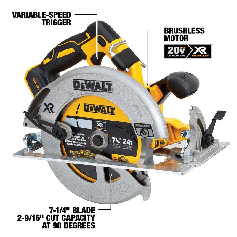 Kit Combo inalámbrico de 6 herramientas DEWALT 20V MAX con (2) baterías de 20V 5.0Ah y cargador - DCK694P2