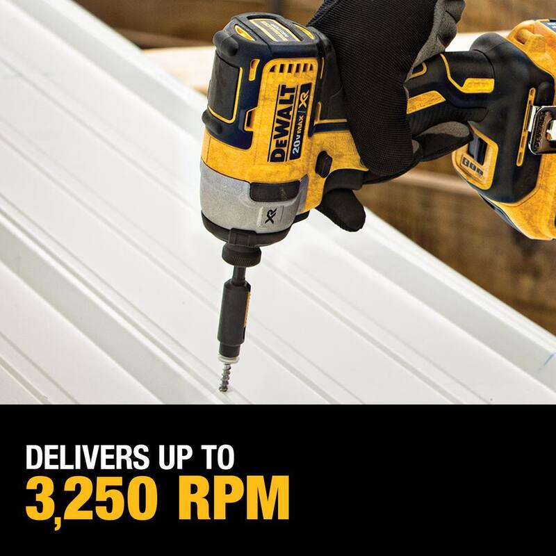 Kit combo inalámbrico sin escobillas de 20V MAX DEWALT con (2) baterías de 4.0Ah y cargador - DCK249M2