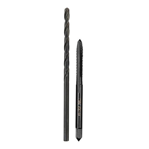 Milwaukee Tool 6-32 NC Straight Flute Plug Tap & No. 36 Drill Bit - 49-57-5515