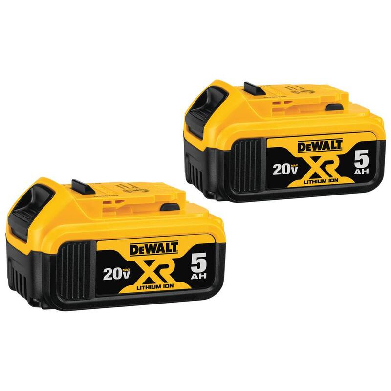 Kit combinado inalámbrico Dewalt de 6 herramientas con baterías de 20V MAX de 5.0Ah y cargador - DCK694P2W2052