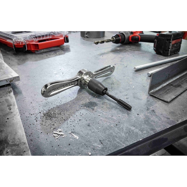 Milwaukee Tool Hex-LOK 2-in-1 Tap and Die Threading Handle? & Tap Collet - 49-57-5003