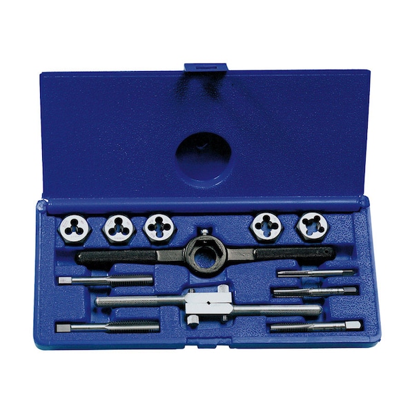 Irwin Irwin Hanson High Carbon Steel SAE Tap and Die Set 1 in. 12 pc - 24612