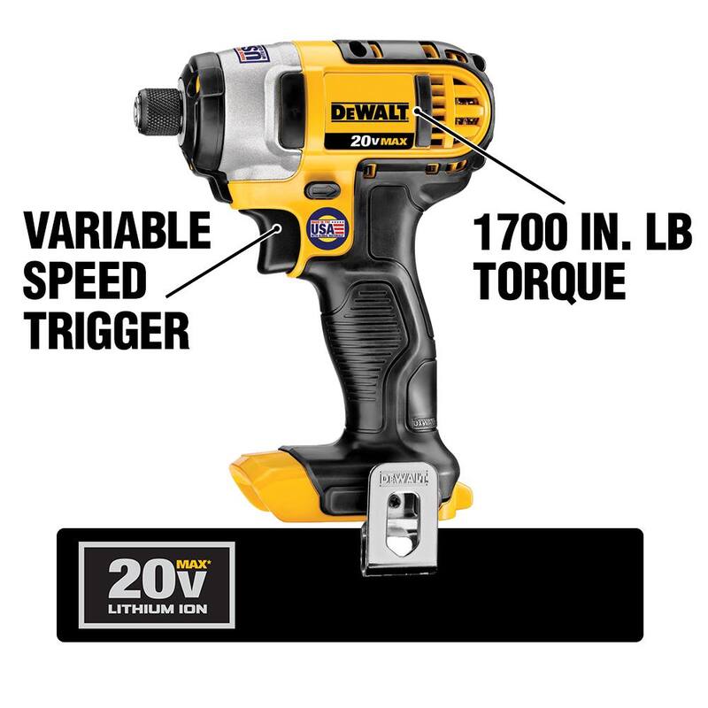 Kit combo inalámbrico DEWALT 20V MAX de 7 herramientas con (2) baterías de 20V 2.0Ah y cargador - DCK720D2